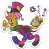 Magnet Aimant Die Cut Mad Hatter