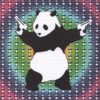 Blotter Art Banksy Psychedelic Panda Purple - UK