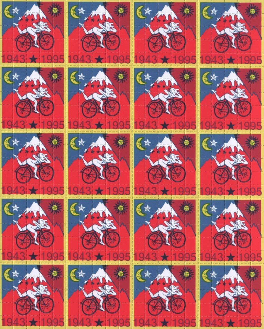 Albert Hofmann 20 Panel Bike Ride Red