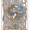 Blotter Art Bicycle Day Bleu by Joshua Marc Levy Edition Limitée Signée Numérotée-US Blotter Art Bicycle Day Bleu by Joshua Marc Levy Edition Limitée Signée Numérotée-US