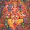 Blotter Art Psychedelic Ganesh Pink By Monkey - UK