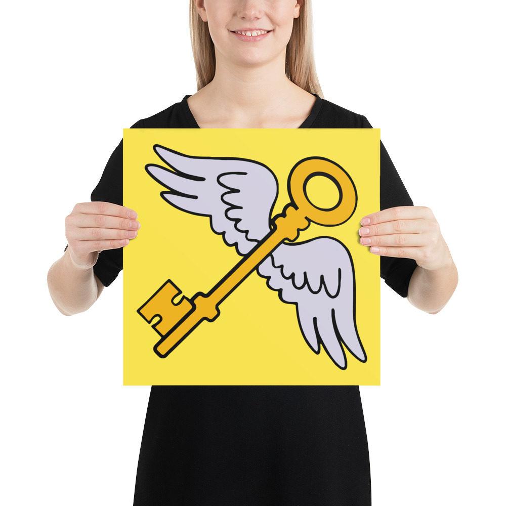 Flying keys Yellow single hit Poster Flying keys Yellow single hit Poster – Image 2