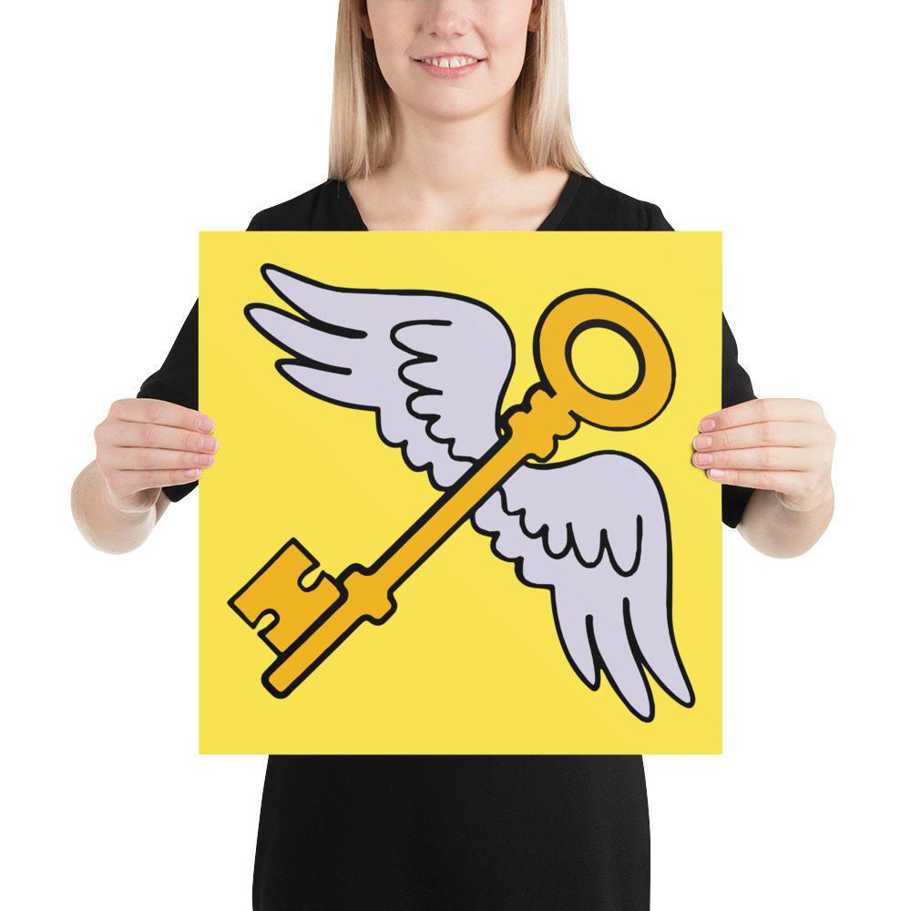 Flying keys Yellow single hit Poster Flying keys Yellow single hit Poster – Image 3