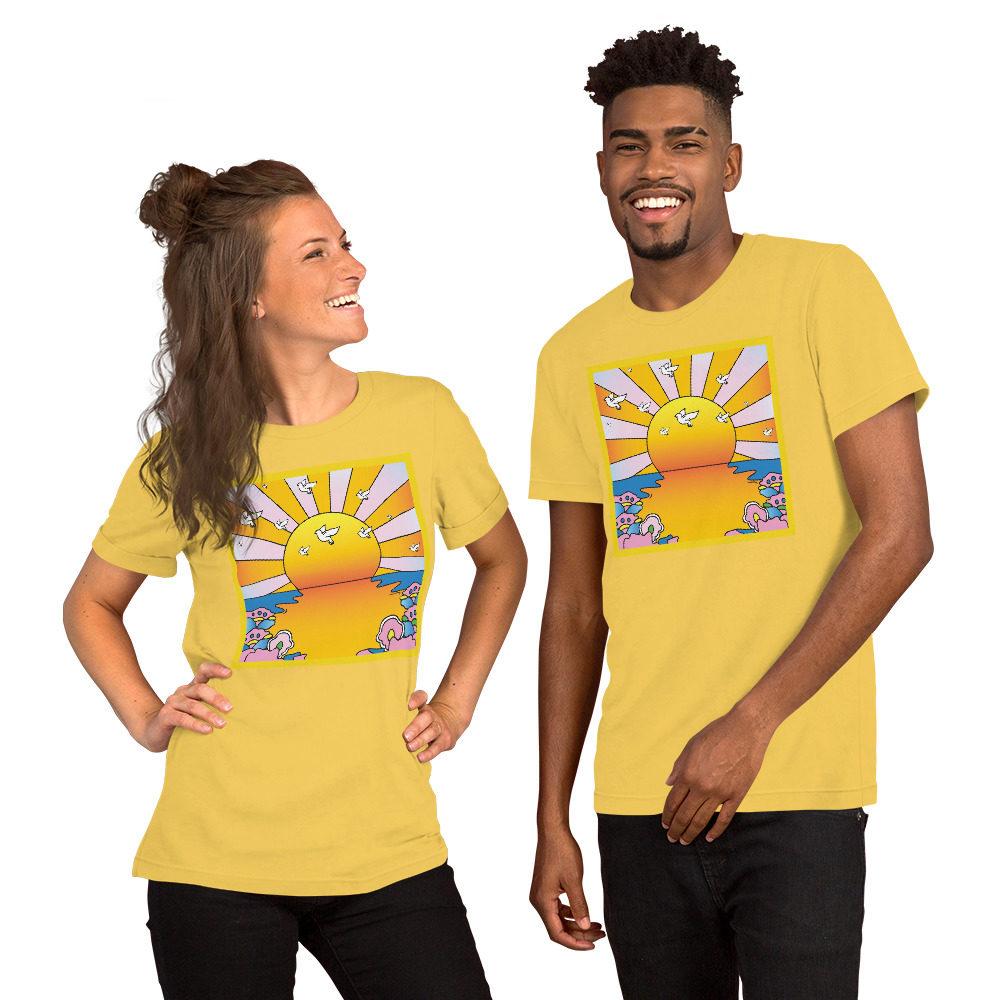LSD Blotter Art California Sunshine Unisex T-Shirt LSD Blotter Art California Sunshine Unisex T-Shirt