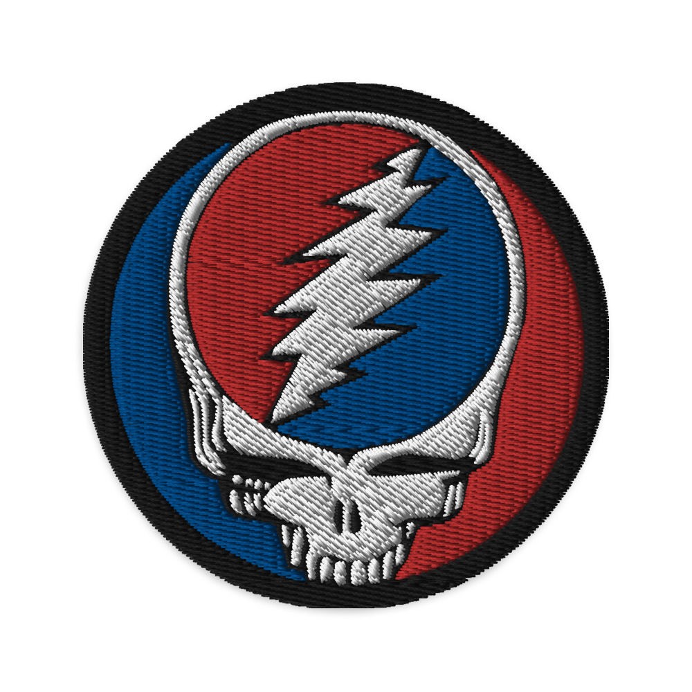 Grateful Dead Steal Your face Patch brodé Grateful Dead Steal Your face Patch brodé