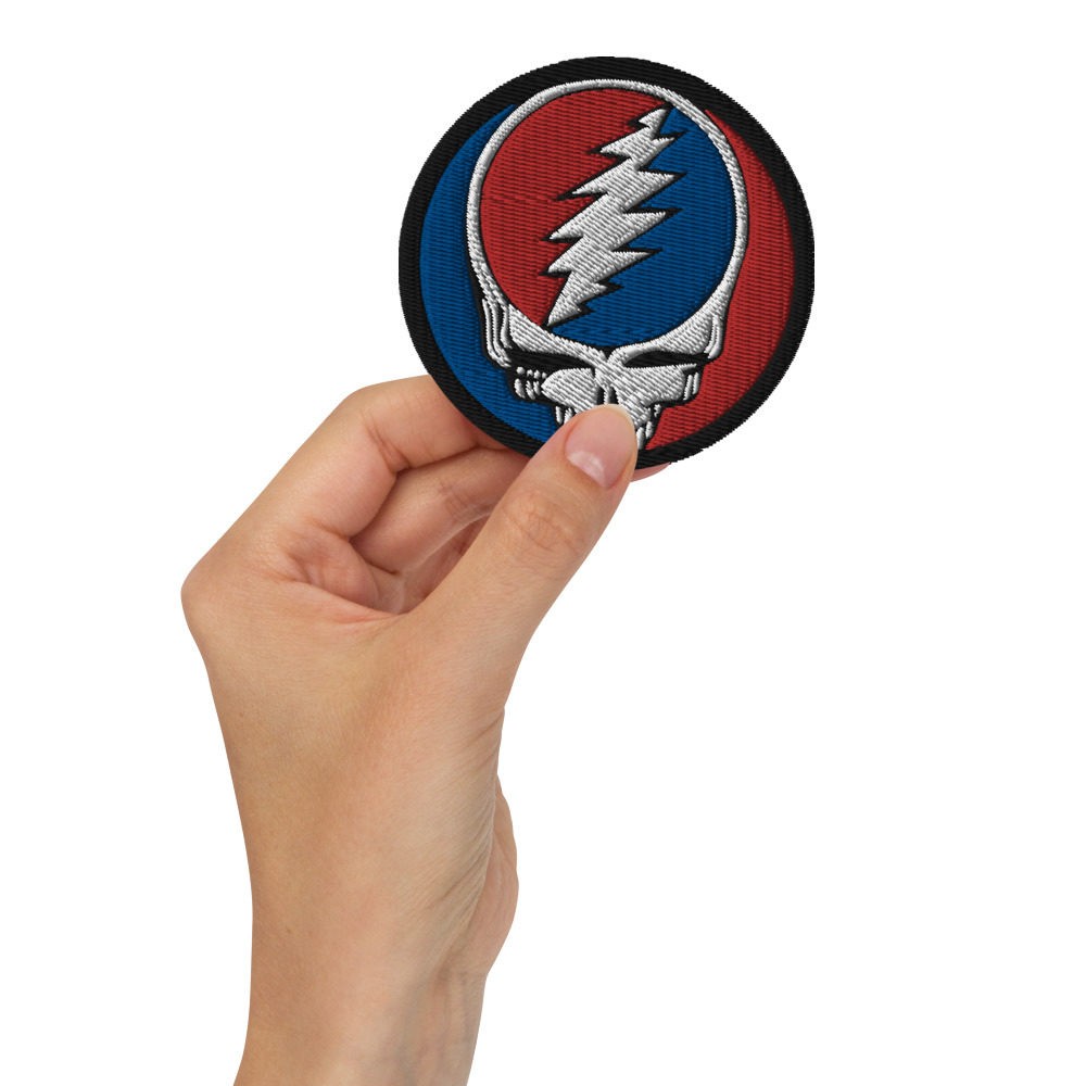 Grateful Dead Steal Your face Patch brodé Grateful Dead Steal Your face Patch brodé – Image 2