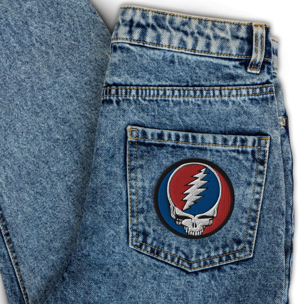 Grateful Dead Steal Your face Patch brodé Grateful Dead Steal Your face Patch brodé – Image 3