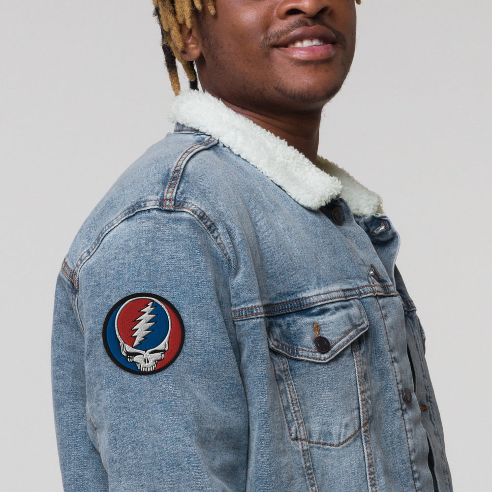 Grateful Dead Steal Your face Patch brodé Grateful Dead Steal Your face Patch brodé – Image 4