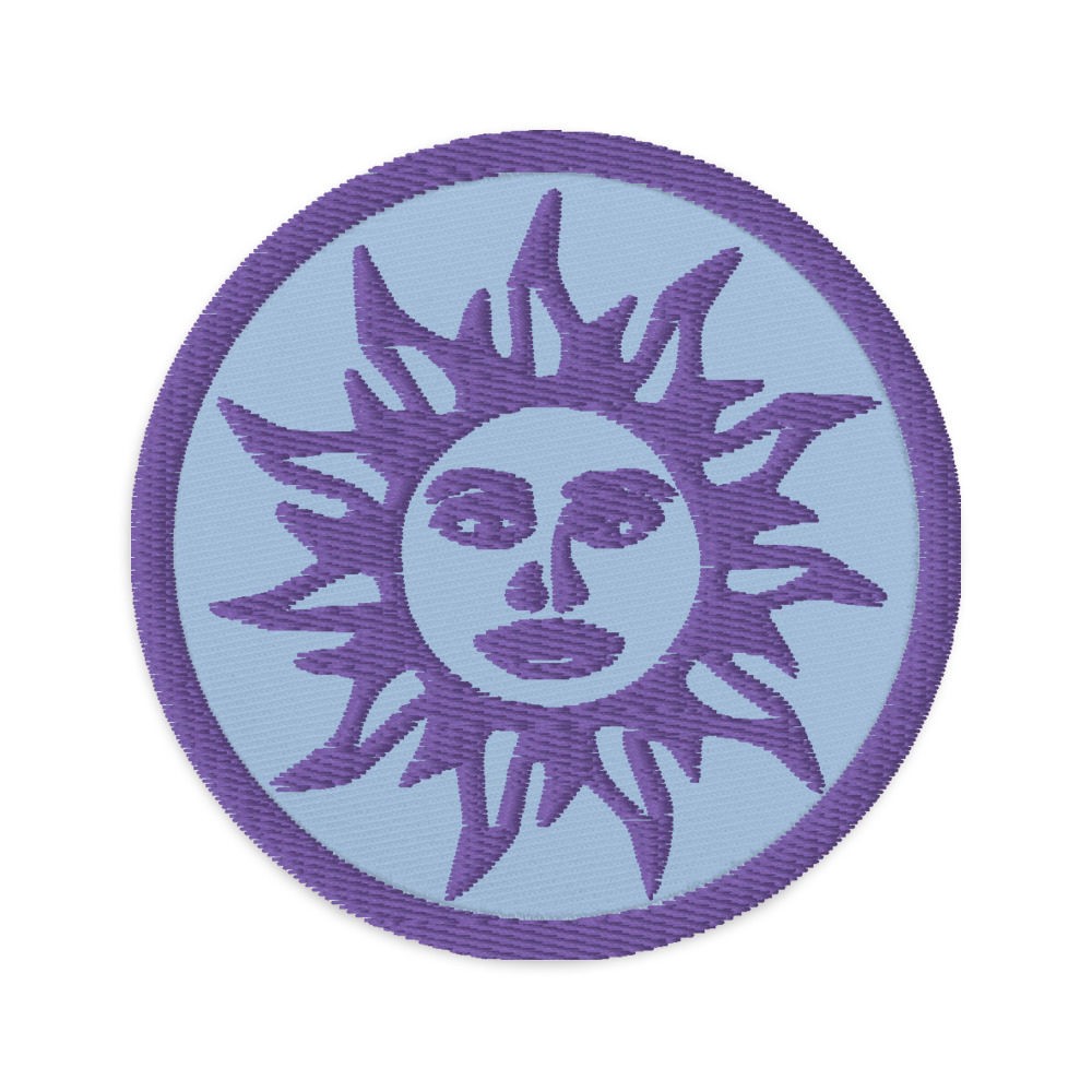 Patch brodé LSD Purple Sunshine Sungod Patch brodé LSD Purple Sunshine Sungod