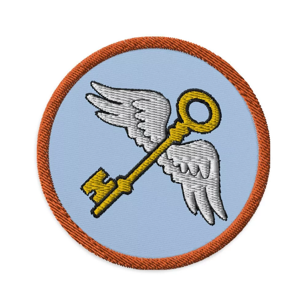Patch brodé LSD Blotter Art Flying Key 2 Patch brodé LSD Blotter Art Flying Key 2