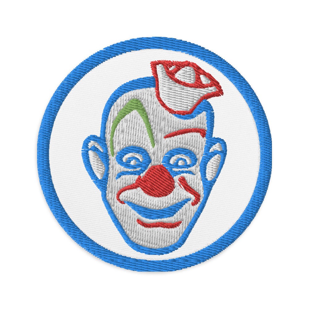 Patch brodé LSD Blotter Art Clown 3 Patch brodé LSD Blotter Art Clown 3