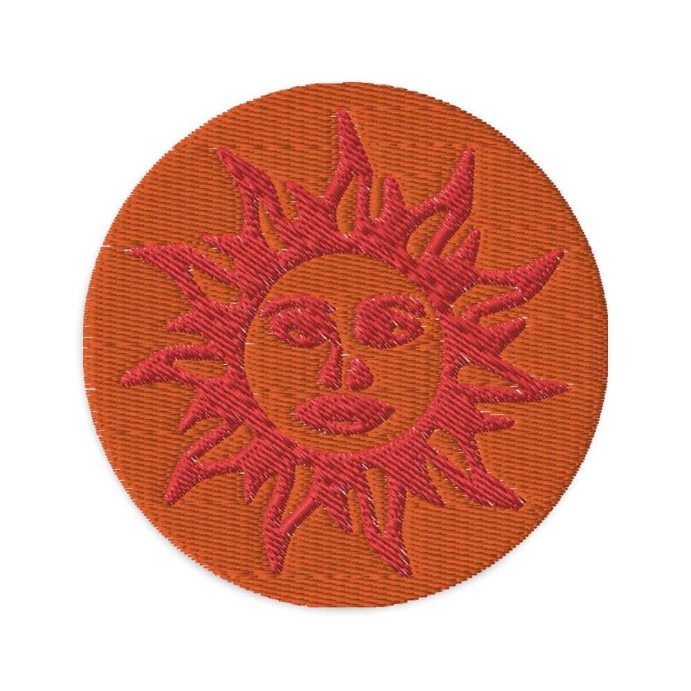 Patch brodé LSD Orange Sunshine Sungod Patch brodé LSD Orange Sunshine Sungod
