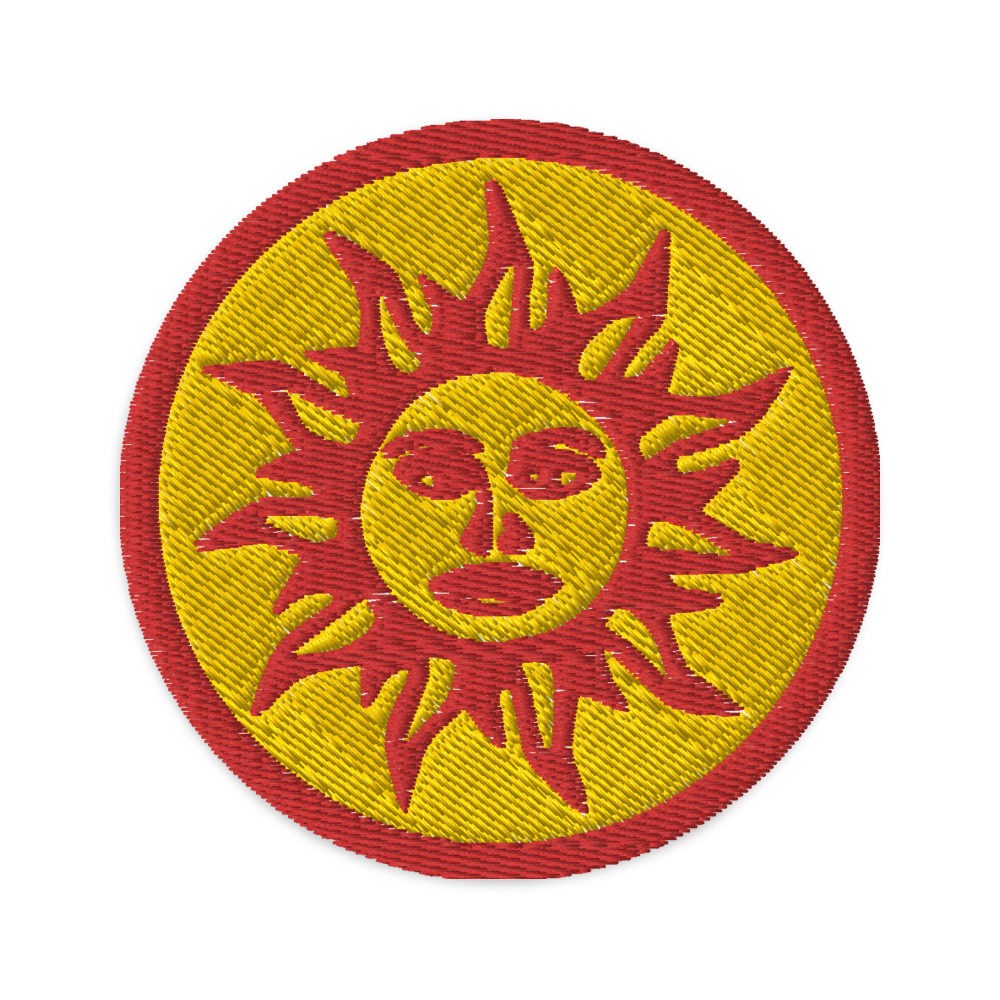 Patch brodé LSD Orange Sunshine Sungod 4 Patch brodé LSD Orange Sunshine Sungod 4