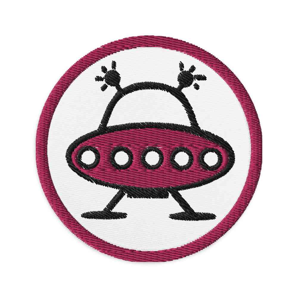 Patch brodé LSD Blotter Art Vintage UFO Pink Patch brodé LSD Blotter Art Vintage UFO Pink