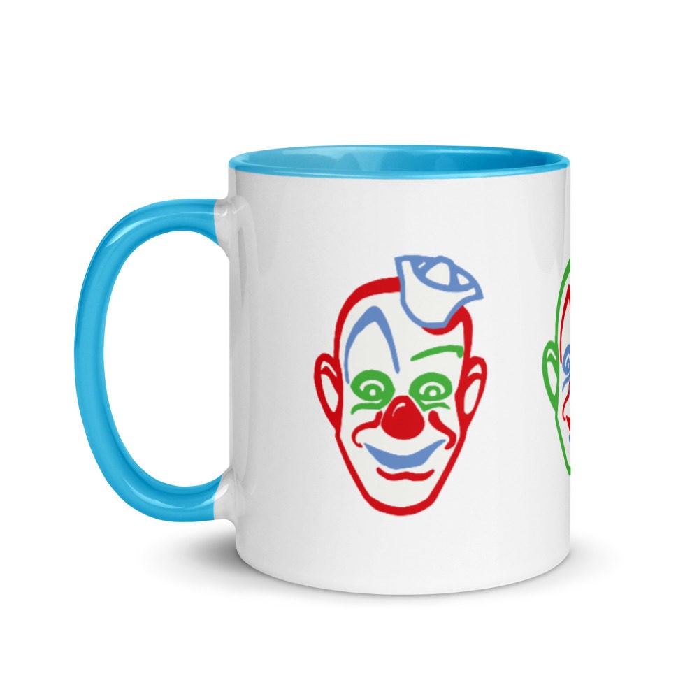 Mug à Intérieur Coloré LSD Blotter Art Clown Mug à Intérieur Coloré LSD Blotter Art Clown