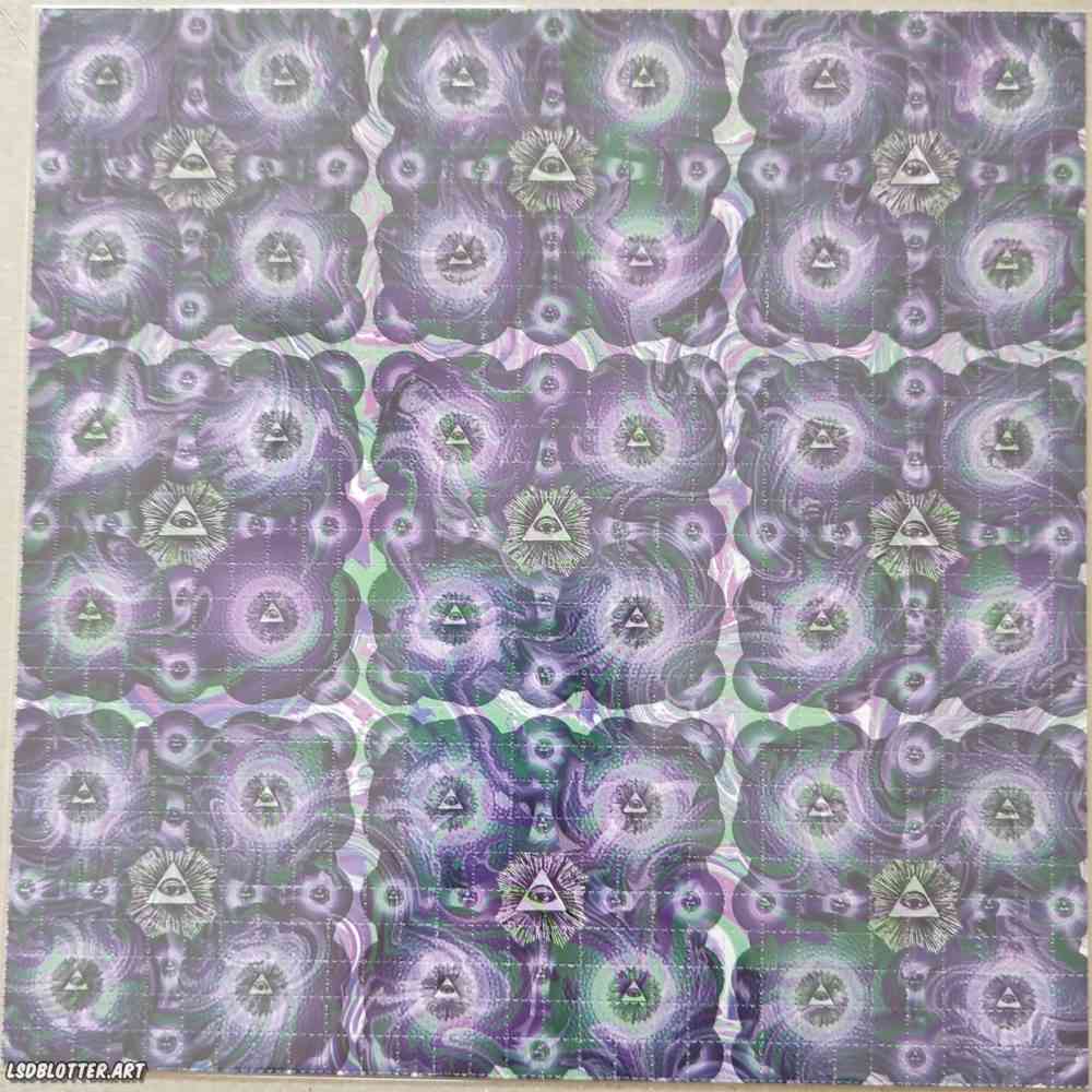 Eye In Triangle Blotter Art -US Eye In Triangle Blotter Art -US
