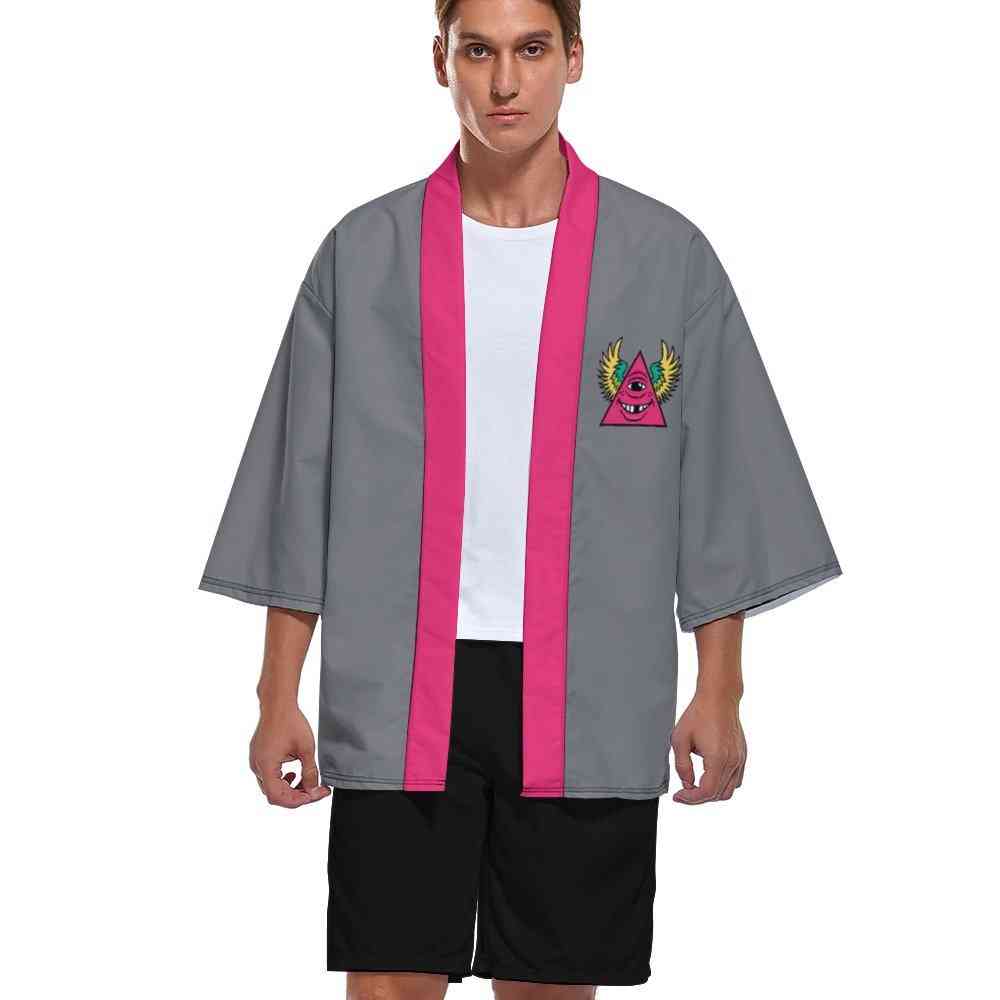Red Pluribus Neuman Kimono Cardigan Light jacket Red Pluribus Neuman Kimono Cardigan Light jacket