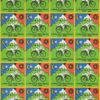 Blotter Art Bike ride memorial 1906-2008 20 panel Blotter Art Bike ride memorial 1906-2008 20 panel
