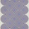 Blotter Art Vasarely Rotsnake 3