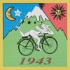 Blotter Art Bike ride 1943 Blotter Art Bike ride 1943