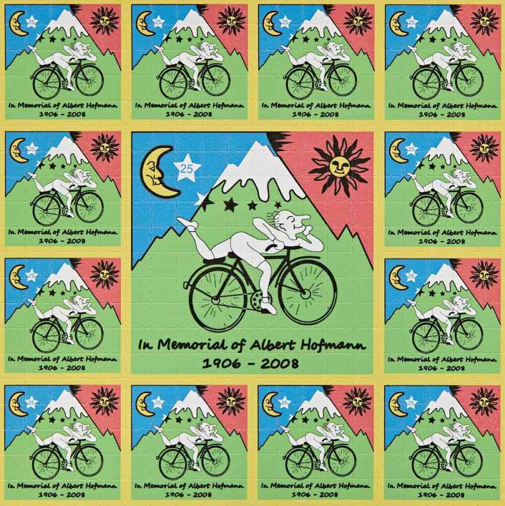 Blotter Art Bike ride 1906-1943 13 panel Blotter Art Bike ride 1906-1943 13 panel