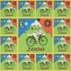 Blotter Art Bike ride 2000 13 panel