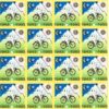 Blotter Art Bike Ride 50 Years 24 panel