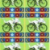 Blotter Art Bike Ride A HOfmann REMIX 6 panel