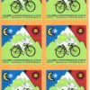 Blotter Art Bike Ride 100 Years 6 panel