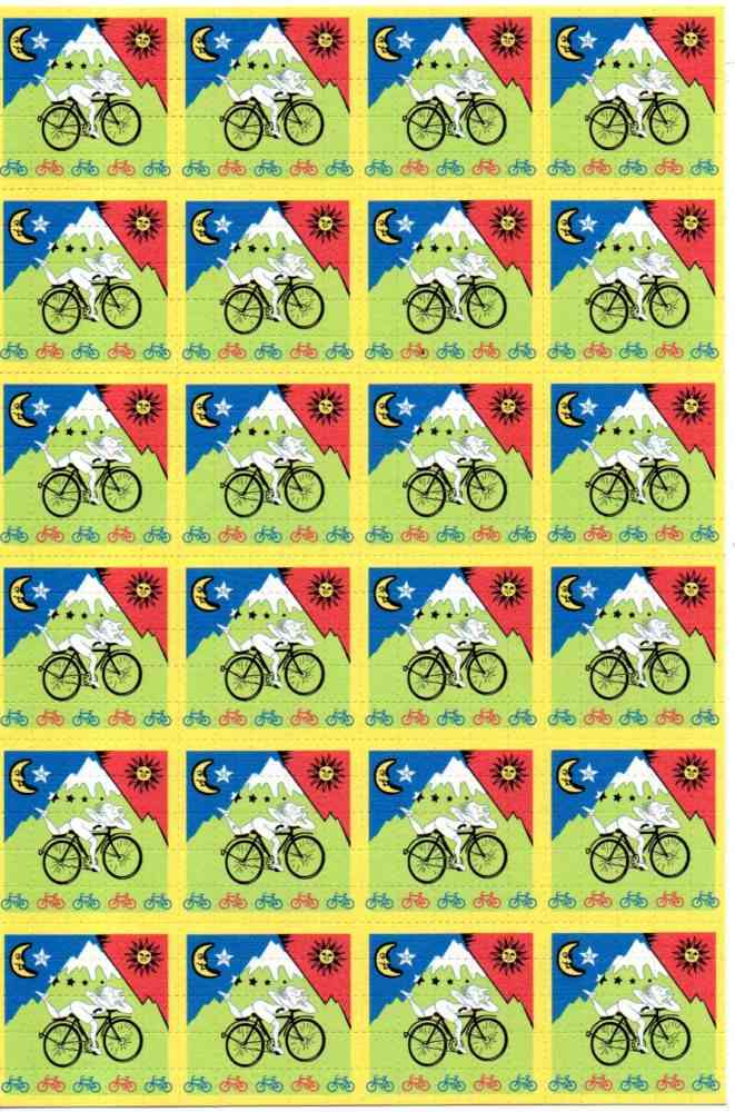 Blotter Art Bike Ride A Hofmann Little Bikes rnb 24 panel Blotter Art Bike Ride A Hofmann Little Bikes rnb 24 panel