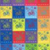Blotter Art Bike Ride Polikolor lil white bike Blotter Art Bike Ride Polikolor lil white bike
