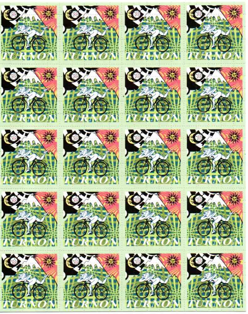 Blotter Art Bike Ride Turn On Blotter Art Bike Ride Turn On