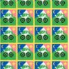 Blotter Art Bike Ride Pixelbiker Blotter Art Bike Ride Pixelbiker