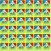 Blotter Art Bike Ride classic 36 panel
