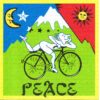Blotter Art Bike Ride Peace