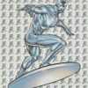 Blotter Art Silver Surfer