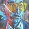 Blotter Art Fear and Loathing in Las Vegas Blue
