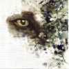 Blotter Art Spirit of the Cat by Will I Om Blotter Art Blotter Art Spirit of the Cat by Will I Om