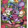 Blotter Art Mad Hatter Garden